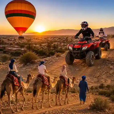 Excursion montgolfière Marrakech au lever du soleil