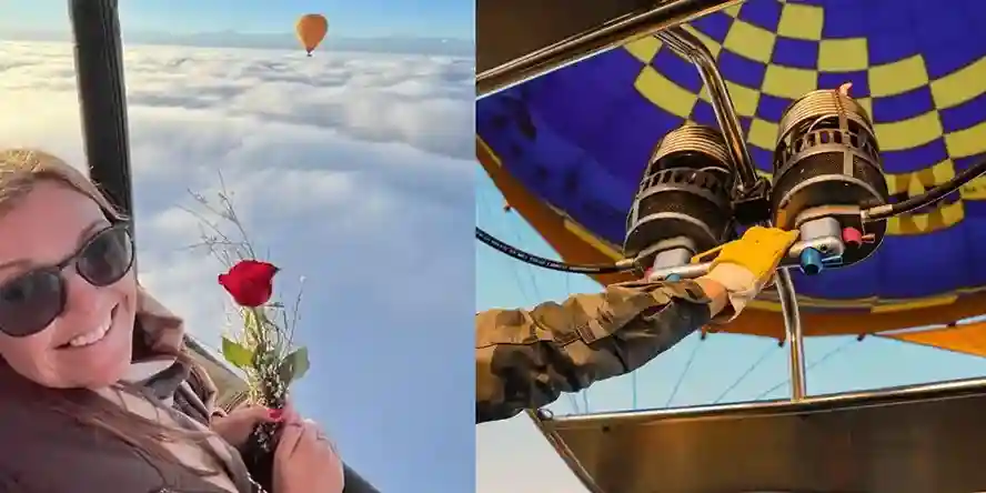 How high do hot air balloons go in Morocco over Marrakech