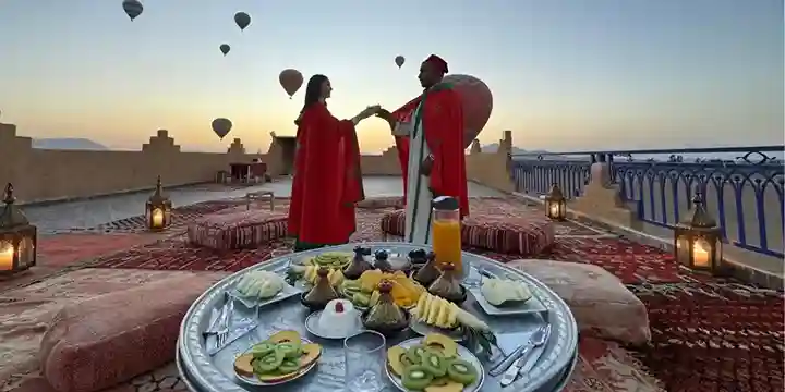 Hot air balloon Marrakech price and sunrise balloon ride